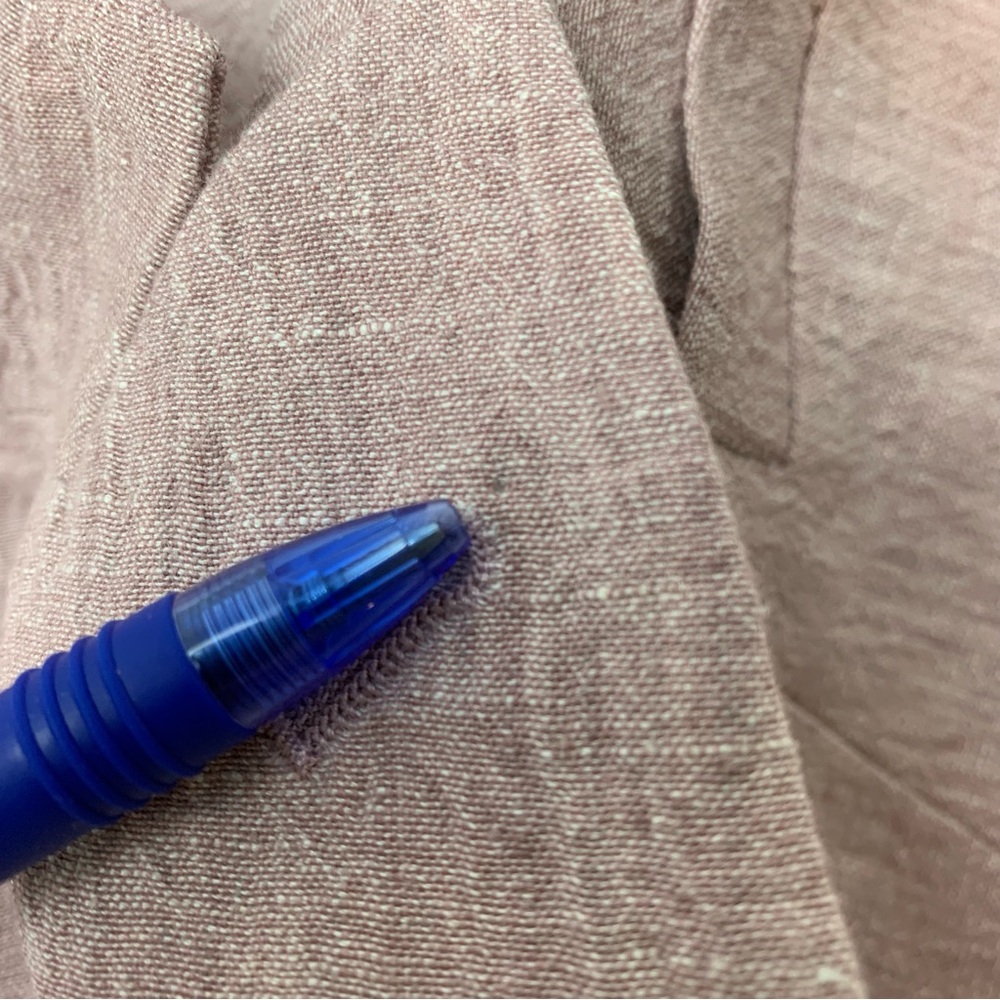 Brunello Cucinelli Linen Blazer Womens Pink Double Breasted Sz 40 Italy - Picture 12 of 16